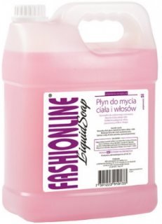 Mydło w płynie Fasionline 5L różowe zapach kwiatowy