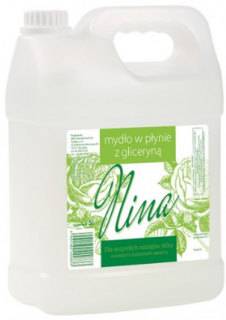 Mydło w płynie z gliceryną NINA 5l zapach kwiatowy