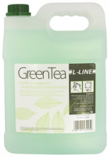 Mydło w płynie z kolagenem, lanoliną, elastyną Green Tea 5l
