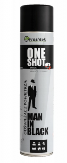 Odświeżacz powietrza Freshtek ONE SHOT Man in black 600 ml