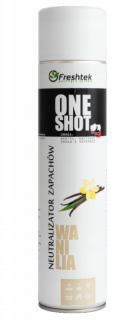 Odświeżacz powietrza Freshtek ONE SHOT Wanilia 600 ml