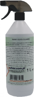 Płyn do mycia przeszkleń, okien i luster Nano Glass Cleaner 1 L Płyn do mycia szyb, okien, szkła