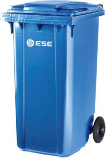 Pojemnik na odpady niebieski 240 litrowy