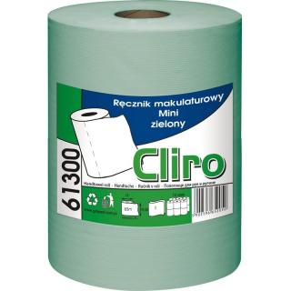 Ręczniki papierowe w rolce zielone Cliro Mini Ręcznik papierowy, ręcznik papierowy w roli,
