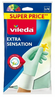 Rękawice Vileda Extra Sensation "L"