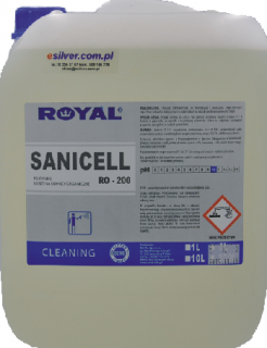 Środek do usuwania zapachu z kratek ściekowych Sanicell 10 l Preparat do zwalczania brzydkiego zapachu z kratek ściekowych