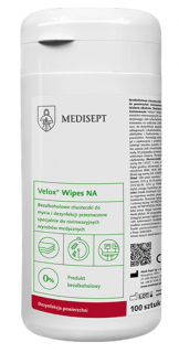 Velox Wipes NA bezalkoholowe chusteczki do dezynfekcji  100 sztuk puszka