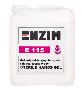 Żel do higienicznej dezynfekcji rąk bez użycia wody STERILE HANDS GEL 5L