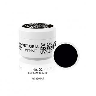 3D ART GEL UV/LED NO.2 CREAMY BLACK - Victoria Vynn