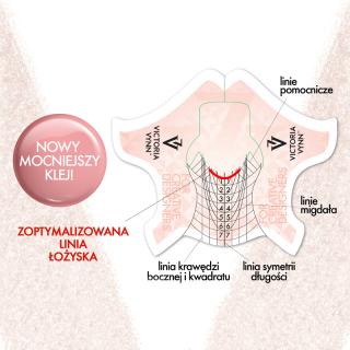 Formy / Szablony do przedłużania paznokci VICTORIA VYNN ( mocniejszy klej ) - 100 szt