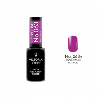 Lakier hybrydowy GEL POLISH COLOR VICTORIA VYNN 063 Violet Shock- 8 ml