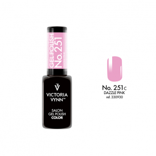 Lakier hybrydowy GEL POLISH COLOR VICTORIA VYNN 251 Dazzle Pink - 8 ml