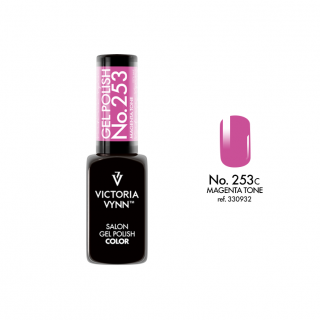 Lakier hybrydowy GEL POLISH COLOR VICTORIA VYNN 253 Magenta Tone - 8 ml