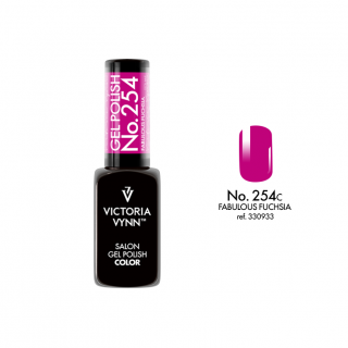 Lakier hybrydowy GEL POLISH COLOR VICTORIA VYNN 254 Fabulous Fuchsia - 8 ml