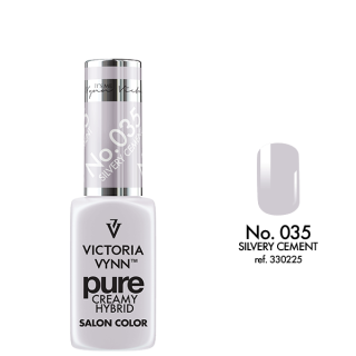 Lakier hybrydowy PURE CREAMY HYBRID VICTORIA VYNN 035 SILVERY CEMENT - 8 ml