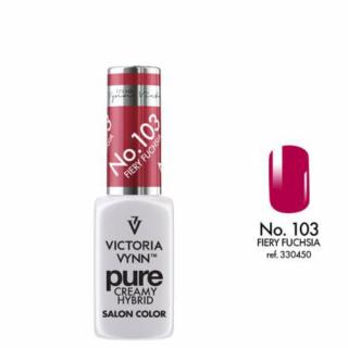 Lakier hybrydowy PURE CREAMY HYBRID VICTORIA VYNN 103 FIERY FUCHSIA - 8 ml