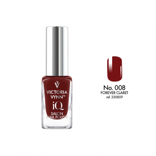 Lakier klasyczny iQ Nail Polish 008 FOREVER CLARET Victoria Vynn - 9 ml