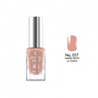 Lakier klasyczny iQ Nail Polish 017 NAKED TRUTH Victoria Vynn - 9 ml