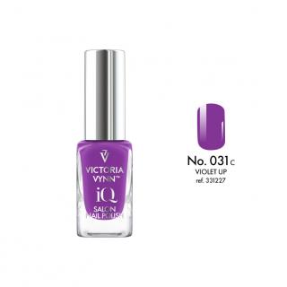 Lakier klasyczny iQ Nail Polish 031 VIOLET UP Victoria Vynn - 9 ml (zawiera pigment fluorescencyjny)