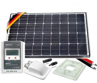 Solarny zestaw do Kampera - Moc 130W z Regulatorem MPPT 10A
