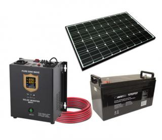 Zestaw solarny Sinus 230V / 800VA / 1200Wh