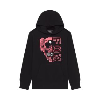 BLUZA Z KAPTUREM FOX JUNIOR IMAGE SKULL FLEECE BLACK