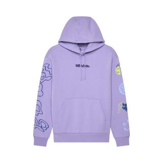 BLUZA Z KAPTUREM FOX LADY HELLO FUTURE FLEECE LILAC