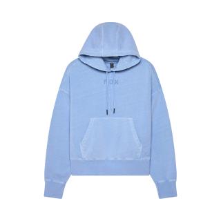 BLUZA Z KAPTUREM FOX LADY WORDMARK OVERSIZED FLEECE CASHMERE BLUE