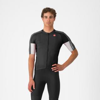 Koszulka kolarska CASTELLI Entrata 6 lato 2025 light black