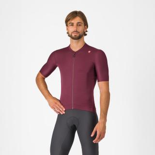 Koszulka kolarska CASTELLI Espresso lato deep bordeaux
