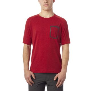 Koszulka męska GIRO VENTURE JERSEY krótki rękaw dark red