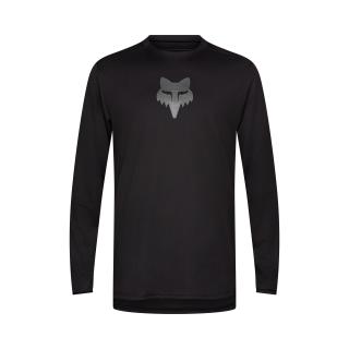 KOSZULKA ROWEROWA Z DŁUGIM RĘKAWEM FOX RANGER HEAD BLACK