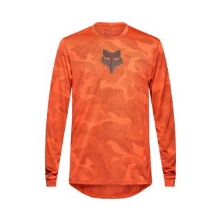 KOSZULKA ROWEROWA Z DŁUGIM RĘKAWEM FOX RANGER TRU DRI BLOOD ORANGE