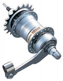 SHIMANO Nexus3 Piasta z hamulcem - komplet