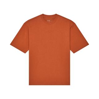 T-SHIRT FOX WORDMARK OVERSIZED CHOCOLATE