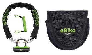 Zapięcie do e-bike ONGUARD Mastiff 8019E ŁAŃCUCH - 10mm*110cm - 5 x Klucze z kodem
