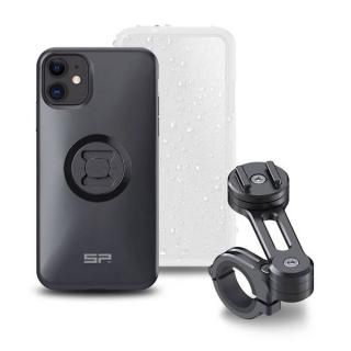 ZESTAW SP CONNECT MOTO BUNDLE NA KIEROWNICĘ NA TELEFON IPHONE 13 PRO BLACK