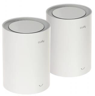 DOMOWY SYSTEM WI-FI CUDY-M1800/2 Wi-Fi 6, 2.4nbsp;GHz, 5nbsp;GHz, 574nbsp;Mb/s + 1201nbsp;Mb/s