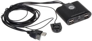 PRZEŁĄCZNIK USB + HUB USB US-224 2 X 115nbsp;cm