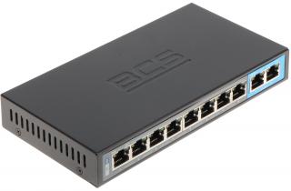 Switch PoE BCS-B-SP0802 10-PORTOWY BCS BASIC