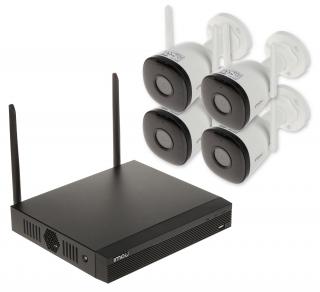 ZESTAW DO MONITORINGU KIT/NVR1104HS-W-S2/4-F22 Wi-Fi, 4 KANAŁY HDD 1TB - 1080p 2.8nbsp;mm IMOU