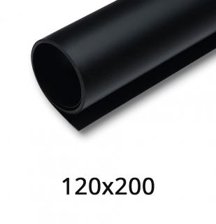 ŁO FOTOGRAFICZNE BLACK PVC CZARNE 120x200cm