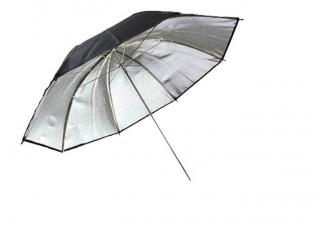 parasolka odbijająca srebro struktura softbox 84cm