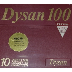 Dyskietki 5,25 cala Dysan 100 MD 2HD pudełko 10 sztuk