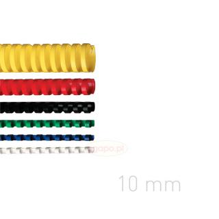 Grzbiety plastikowe - O.COMB 10 mm - żółte