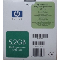 HP Hewlett Packard 88146J Write-Once Magneto-Optical 5.25 Disk 5.2GB, 2048 Bytes/Sector