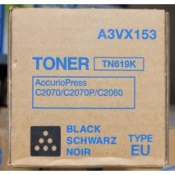 Toner TN-619K Black Konica Minolta Accurio Press C2060/C2070/C2070P A3VX153 oryginał Toner TN-619K Black Konica Minolta Accurio Press C2060/C2070/C2070P A3VX153 oryginał