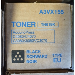 Toner TN-619K Black Konica Minolta Accurio Press C3070/C3080/C3080P/C4080/C4070 A3VX155 oryginał Toner TN-619K Black Konica Minolta Accurio Press C3070/C3080/C3080P/C4080/C4070 A3VX155 oryginał