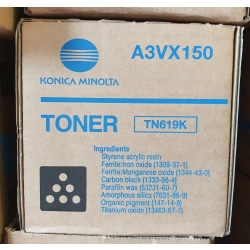 Toner TN-619K Black Konica Minolta Bizhub Press C1060/C1070/C1070P A3VX150 oryginał Toner TN-619K Black Konica Minolta Bizhub Press C1060/C1070/C1070P A3VX150 oryginał