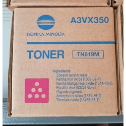 Toner TN-619M Magenta Konica Minolta Bizhub Press C1060/C1070/C1070P A3VX350 oryginał Toner TN-619M Magenta Konica Minolta Bizhub Press C1060/C1070/C1070P A3VX350 oryginał